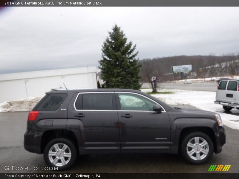 Iridium Metallic / Jet Black 2014 GMC Terrain SLE AWD