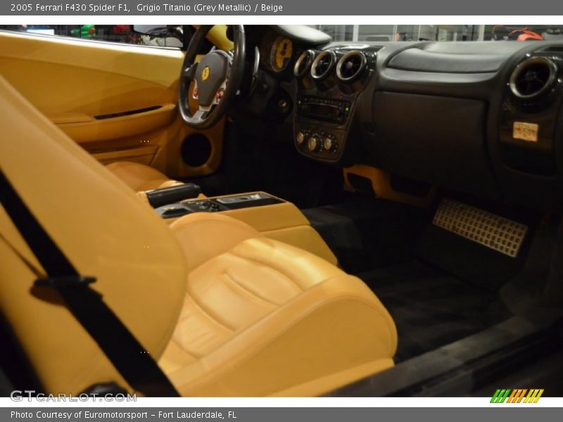 Grigio Titanio (Grey Metallic) / Beige 2005 Ferrari F430 Spider F1