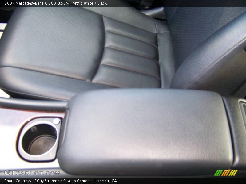 Arctic White / Black 2007 Mercedes-Benz C 280 Luxury