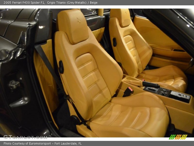 Grigio Titanio (Grey Metallic) / Beige 2005 Ferrari F430 Spider F1