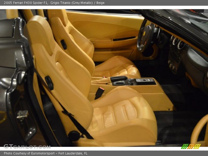 Grigio Titanio (Grey Metallic) / Beige 2005 Ferrari F430 Spider F1