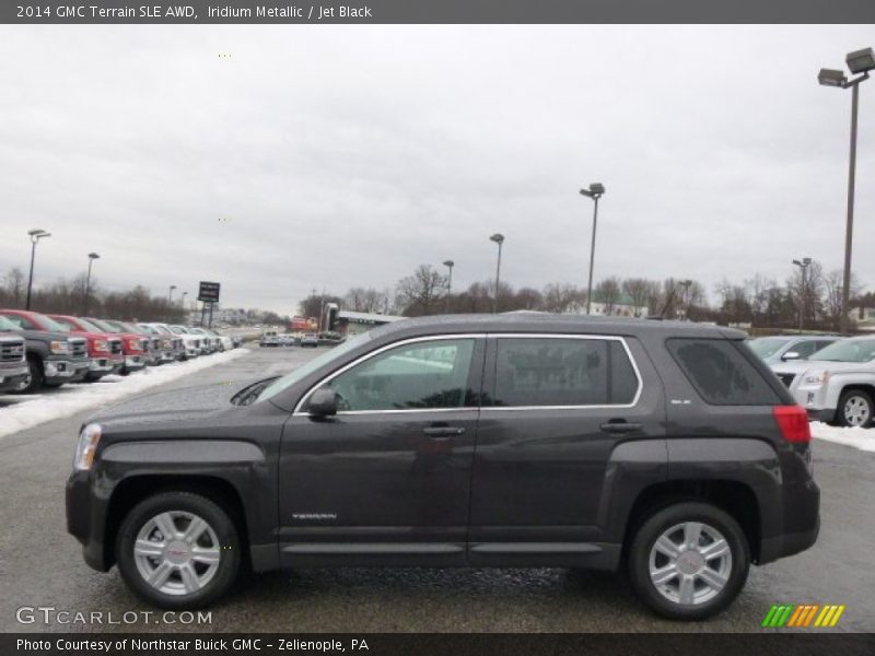 Iridium Metallic / Jet Black 2014 GMC Terrain SLE AWD