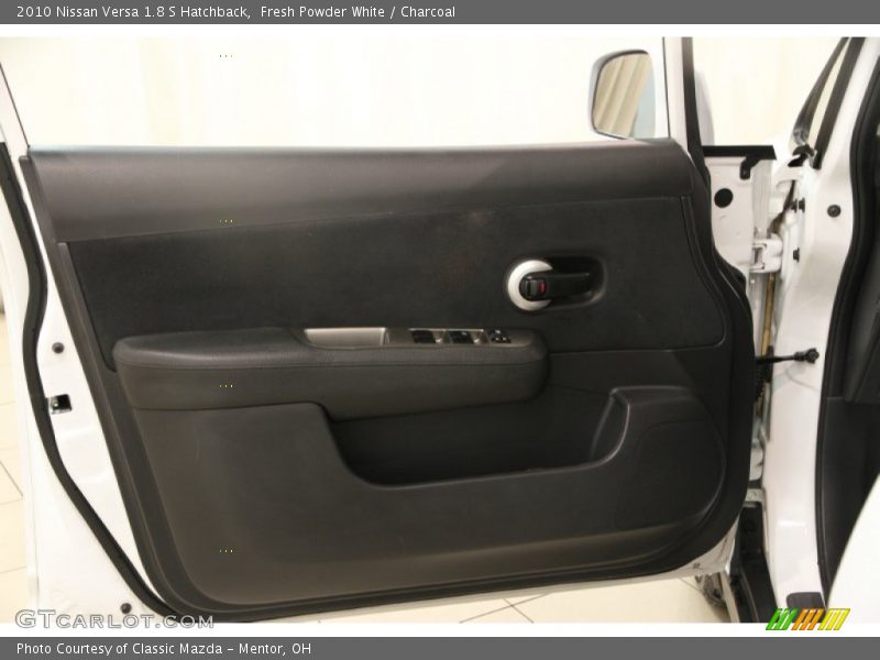 Fresh Powder White / Charcoal 2010 Nissan Versa 1.8 S Hatchback