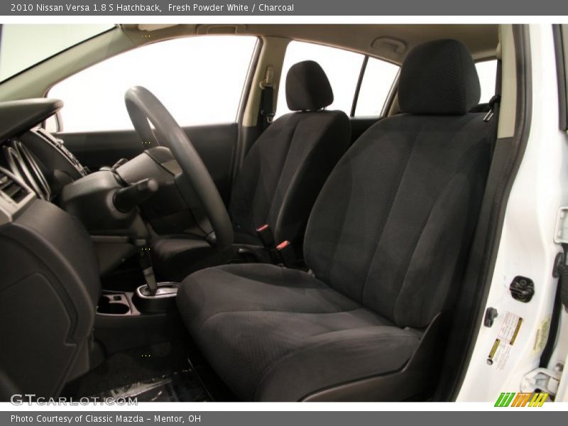 Fresh Powder White / Charcoal 2010 Nissan Versa 1.8 S Hatchback