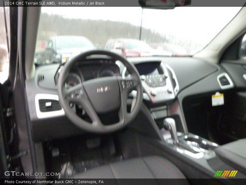 Iridium Metallic / Jet Black 2014 GMC Terrain SLE AWD