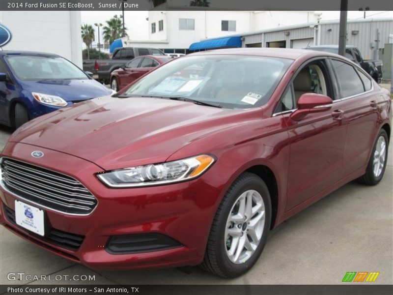 Sunset / Dune 2014 Ford Fusion SE EcoBoost