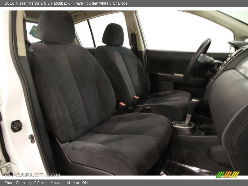 Fresh Powder White / Charcoal 2010 Nissan Versa 1.8 S Hatchback