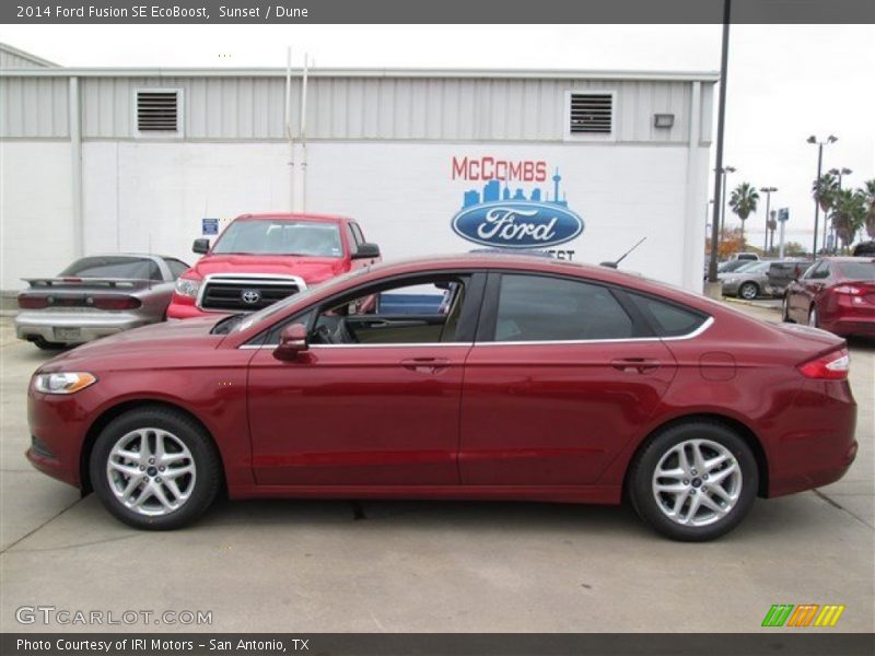 Sunset / Dune 2014 Ford Fusion SE EcoBoost