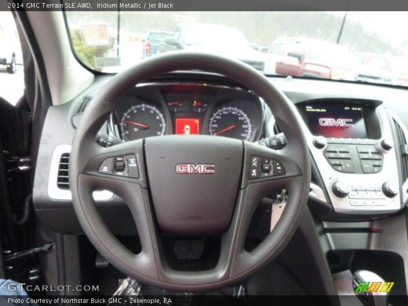 Iridium Metallic / Jet Black 2014 GMC Terrain SLE AWD