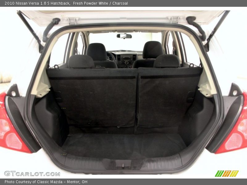 Fresh Powder White / Charcoal 2010 Nissan Versa 1.8 S Hatchback