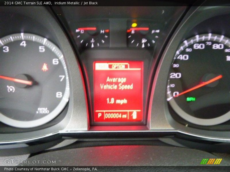 Iridium Metallic / Jet Black 2014 GMC Terrain SLE AWD