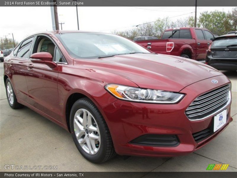 Sunset / Dune 2014 Ford Fusion SE EcoBoost