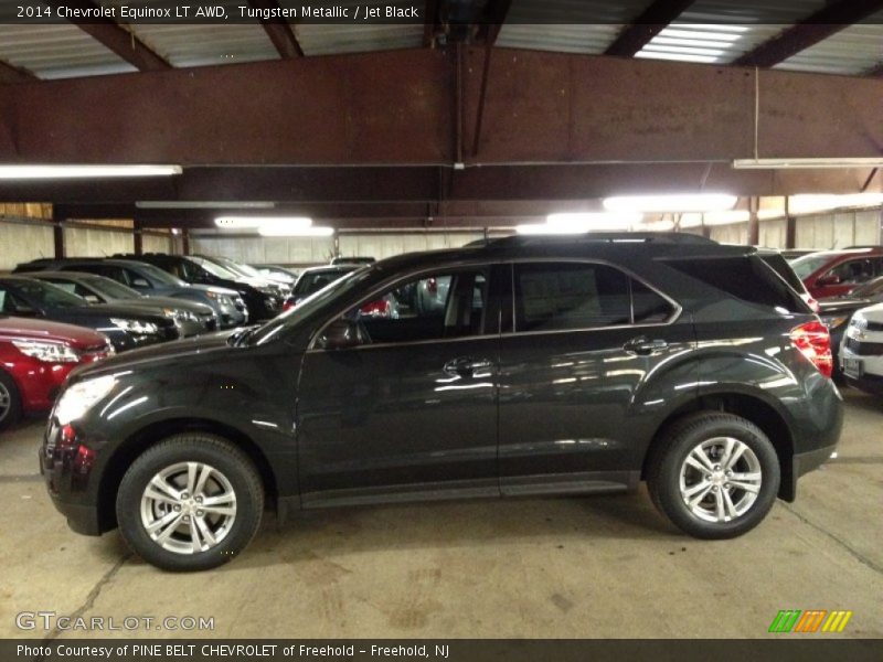 Tungsten Metallic / Jet Black 2014 Chevrolet Equinox LT AWD