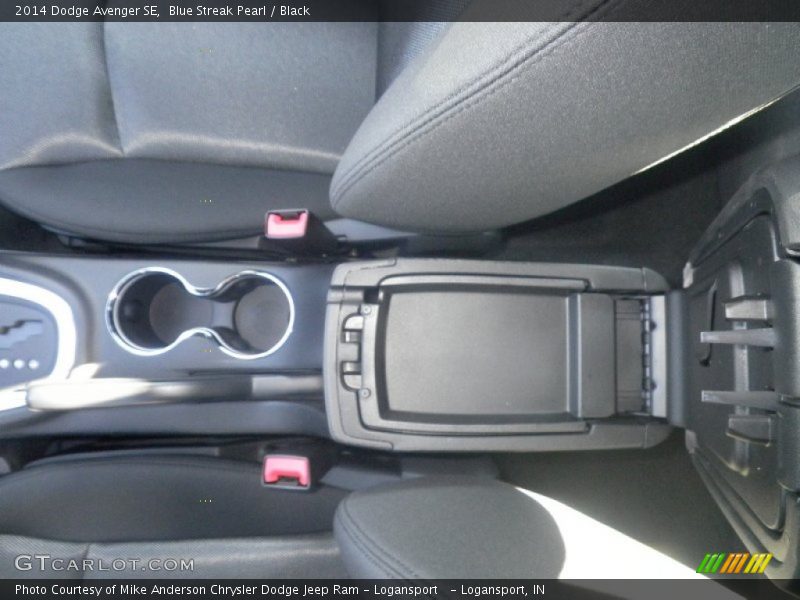 Blue Streak Pearl / Black 2014 Dodge Avenger SE