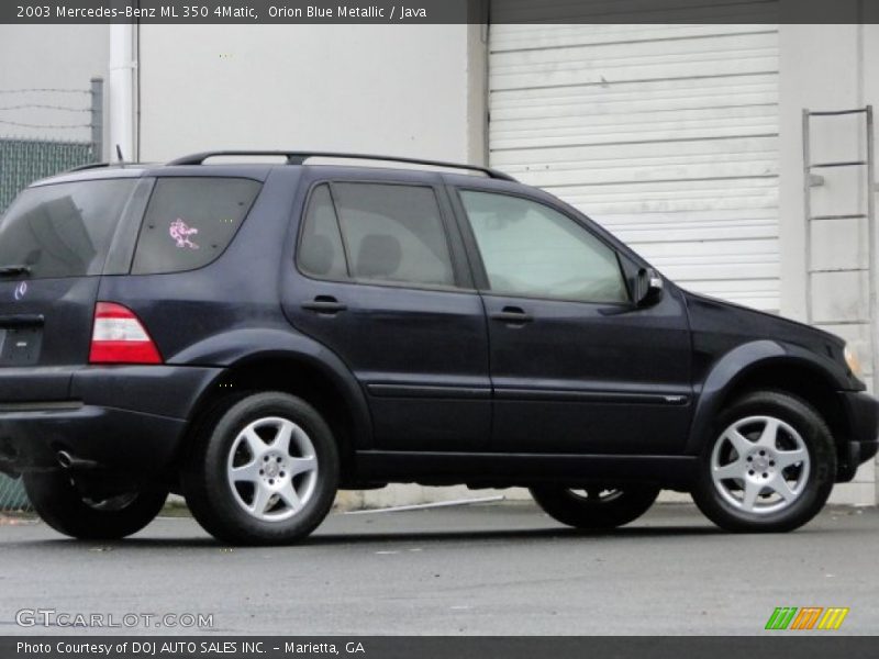 Orion Blue Metallic / Java 2003 Mercedes-Benz ML 350 4Matic