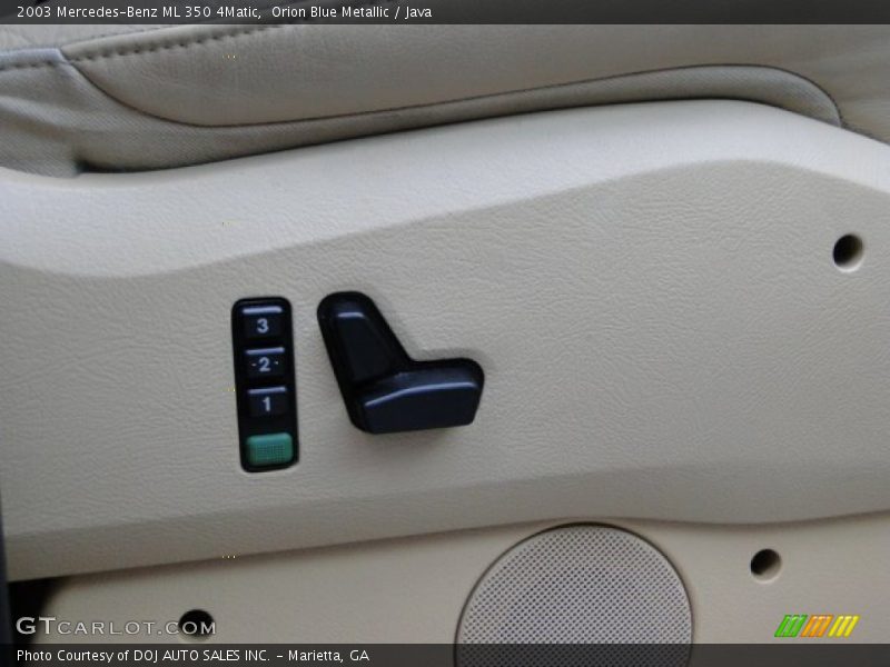 Orion Blue Metallic / Java 2003 Mercedes-Benz ML 350 4Matic