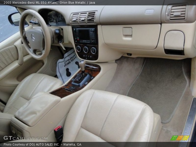 Orion Blue Metallic / Java 2003 Mercedes-Benz ML 350 4Matic