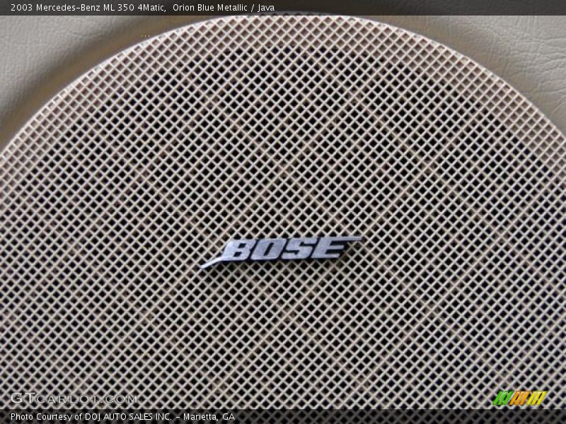 Orion Blue Metallic / Java 2003 Mercedes-Benz ML 350 4Matic