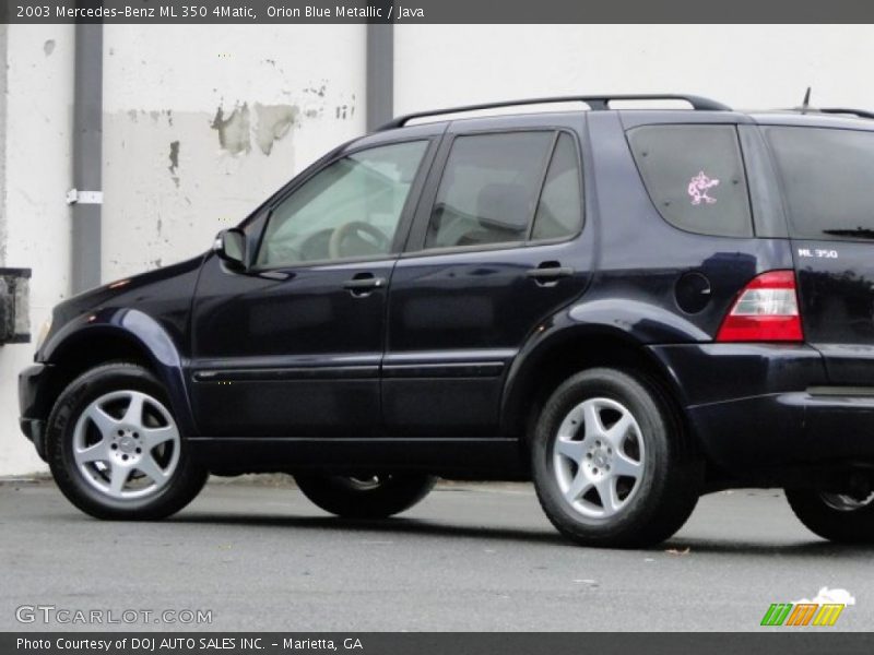 Orion Blue Metallic / Java 2003 Mercedes-Benz ML 350 4Matic