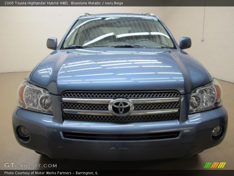 Bluestone Metallic / Ivory Beige 2006 Toyota Highlander Hybrid 4WD