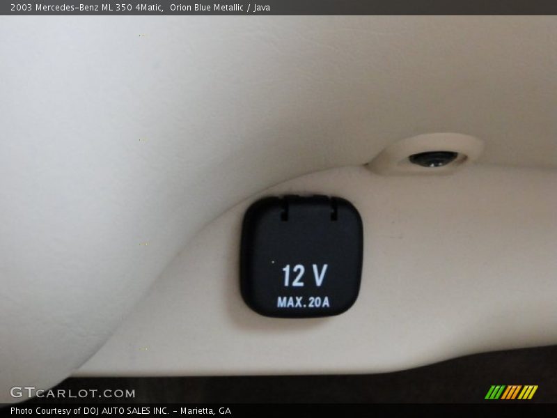 Orion Blue Metallic / Java 2003 Mercedes-Benz ML 350 4Matic