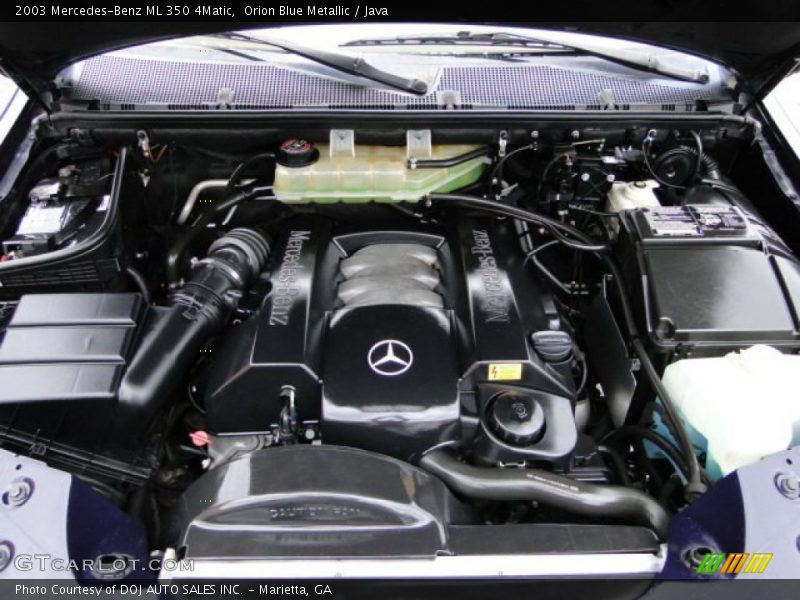 Orion Blue Metallic / Java 2003 Mercedes-Benz ML 350 4Matic