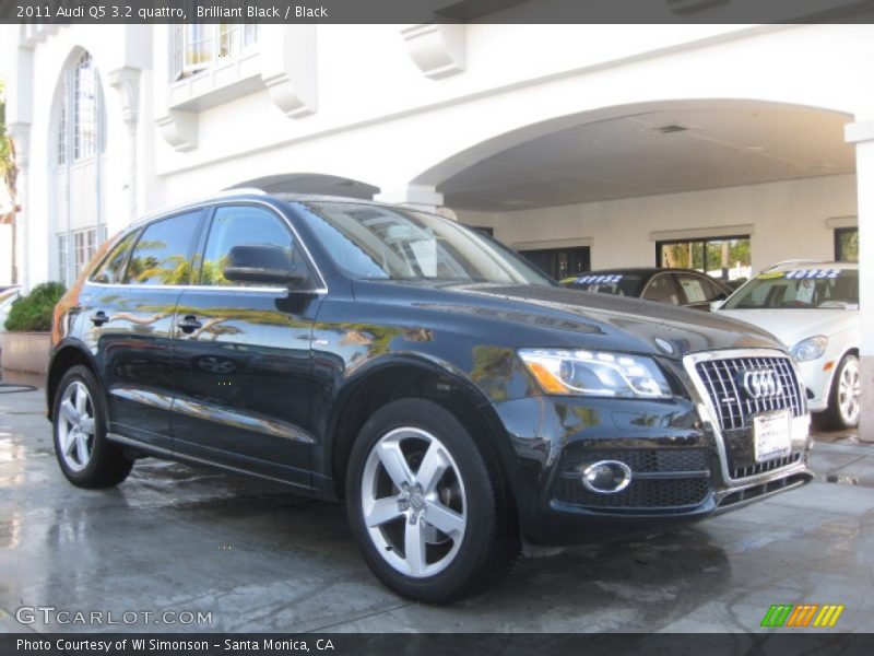Brilliant Black / Black 2011 Audi Q5 3.2 quattro