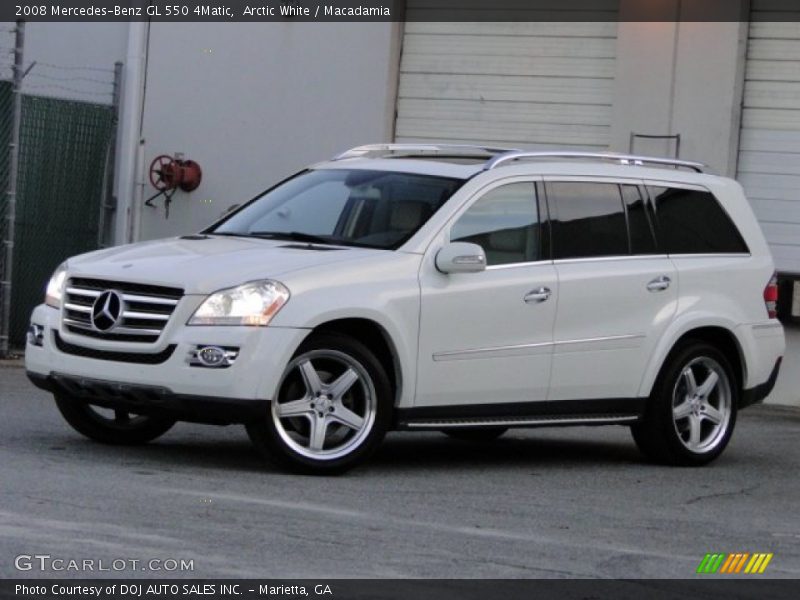 Arctic White / Macadamia 2008 Mercedes-Benz GL 550 4Matic