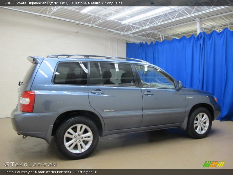 Bluestone Metallic / Ivory Beige 2006 Toyota Highlander Hybrid 4WD