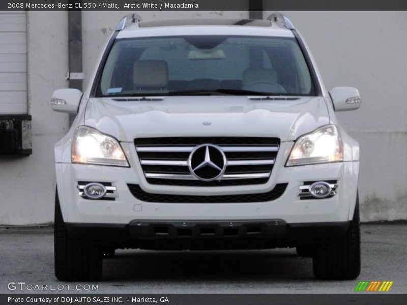 Arctic White / Macadamia 2008 Mercedes-Benz GL 550 4Matic