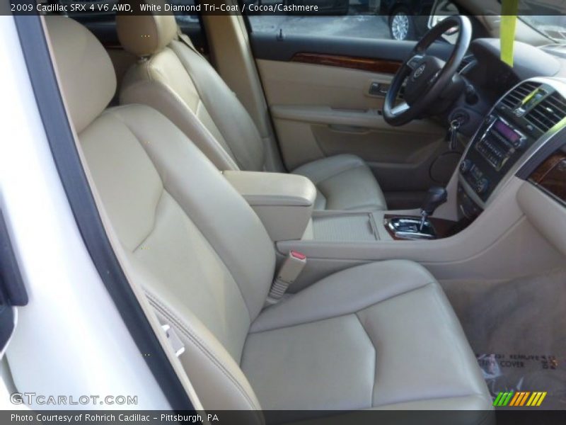 White Diamond Tri-Coat / Cocoa/Cashmere 2009 Cadillac SRX 4 V6 AWD