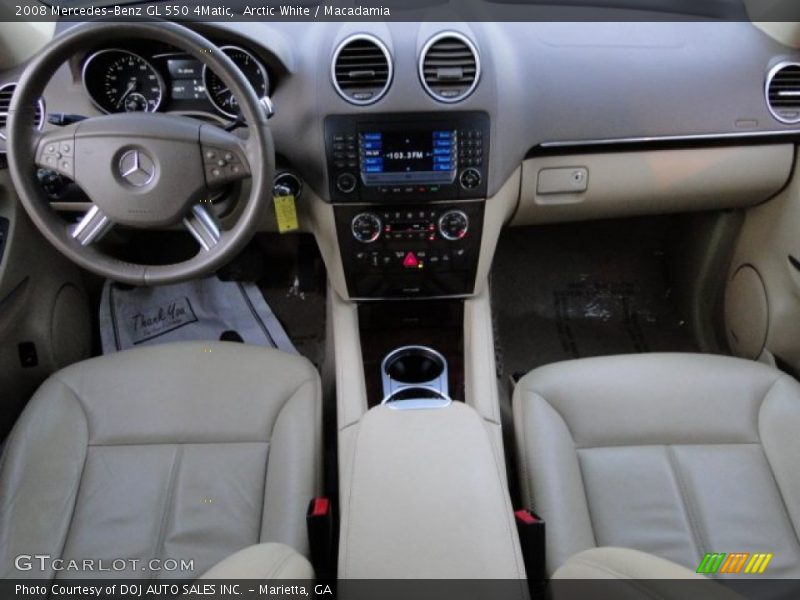 Arctic White / Macadamia 2008 Mercedes-Benz GL 550 4Matic