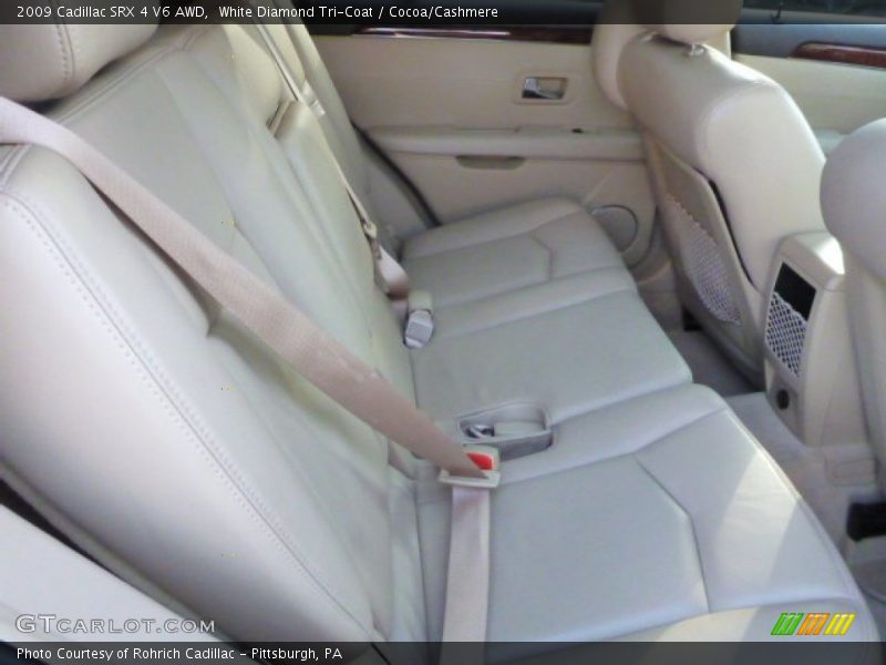 White Diamond Tri-Coat / Cocoa/Cashmere 2009 Cadillac SRX 4 V6 AWD