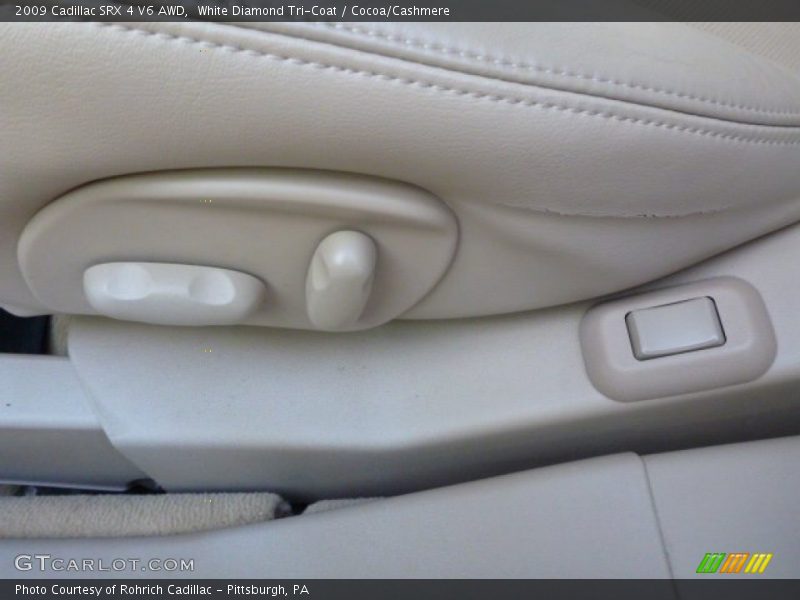 White Diamond Tri-Coat / Cocoa/Cashmere 2009 Cadillac SRX 4 V6 AWD