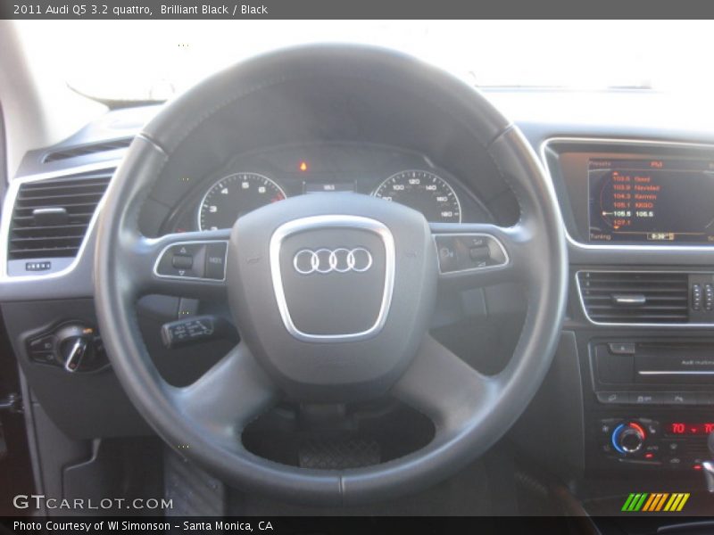 Brilliant Black / Black 2011 Audi Q5 3.2 quattro