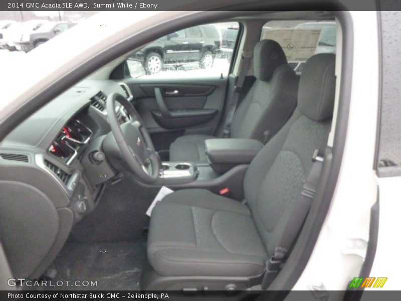 Summit White / Ebony 2014 GMC Acadia SLE AWD