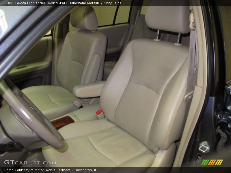 Bluestone Metallic / Ivory Beige 2006 Toyota Highlander Hybrid 4WD