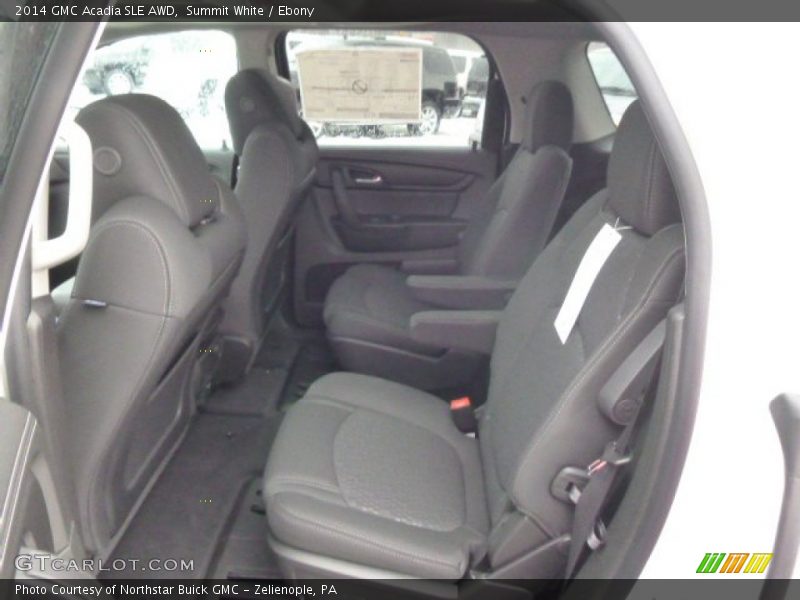 Summit White / Ebony 2014 GMC Acadia SLE AWD