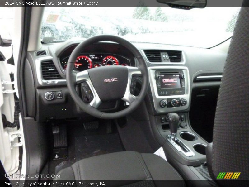 Summit White / Ebony 2014 GMC Acadia SLE AWD