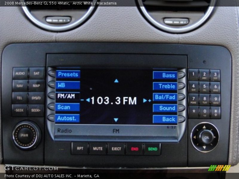 Arctic White / Macadamia 2008 Mercedes-Benz GL 550 4Matic