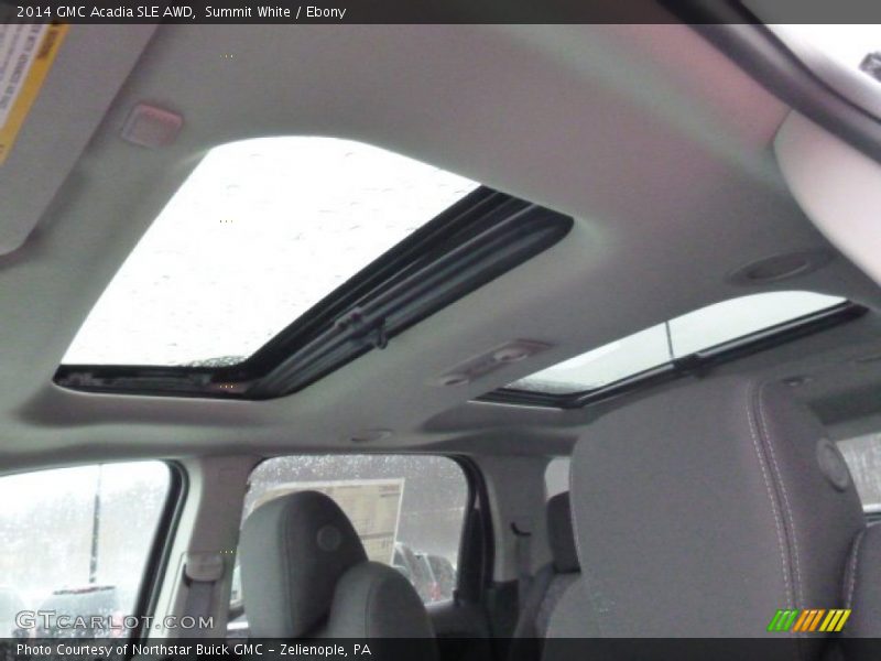 Summit White / Ebony 2014 GMC Acadia SLE AWD