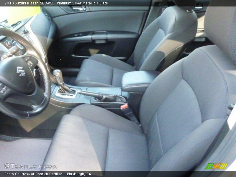 Front Seat of 2010 Kizashi SE AWD