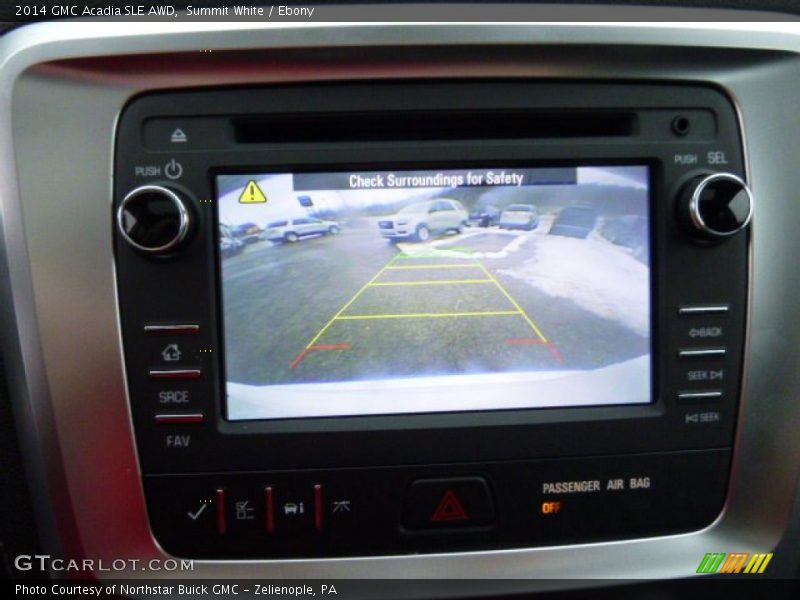 Summit White / Ebony 2014 GMC Acadia SLE AWD
