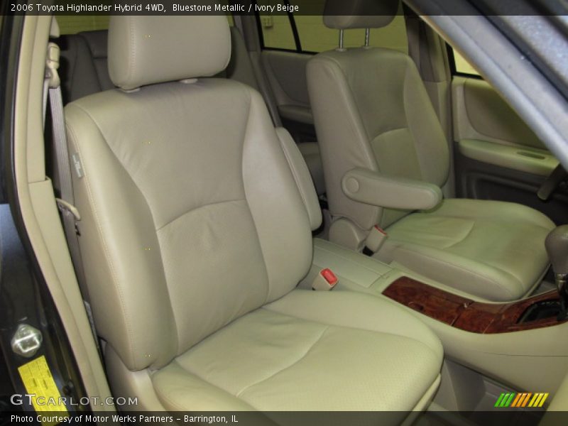 Bluestone Metallic / Ivory Beige 2006 Toyota Highlander Hybrid 4WD