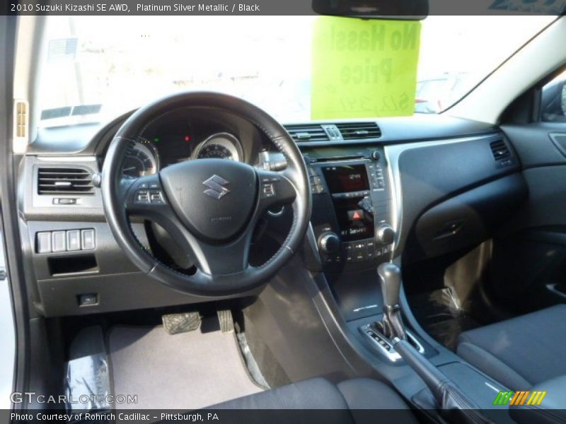 Platinum Silver Metallic / Black 2010 Suzuki Kizashi SE AWD