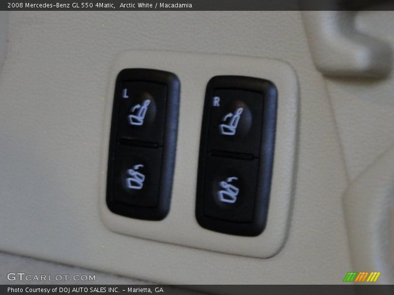 Arctic White / Macadamia 2008 Mercedes-Benz GL 550 4Matic