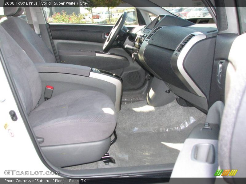 Super White / Gray 2008 Toyota Prius Hybrid