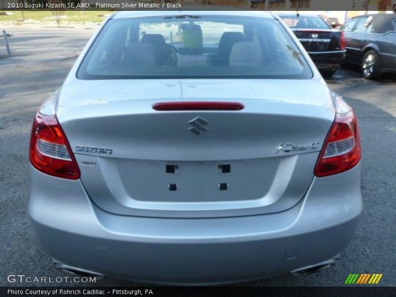 Platinum Silver Metallic / Black 2010 Suzuki Kizashi SE AWD