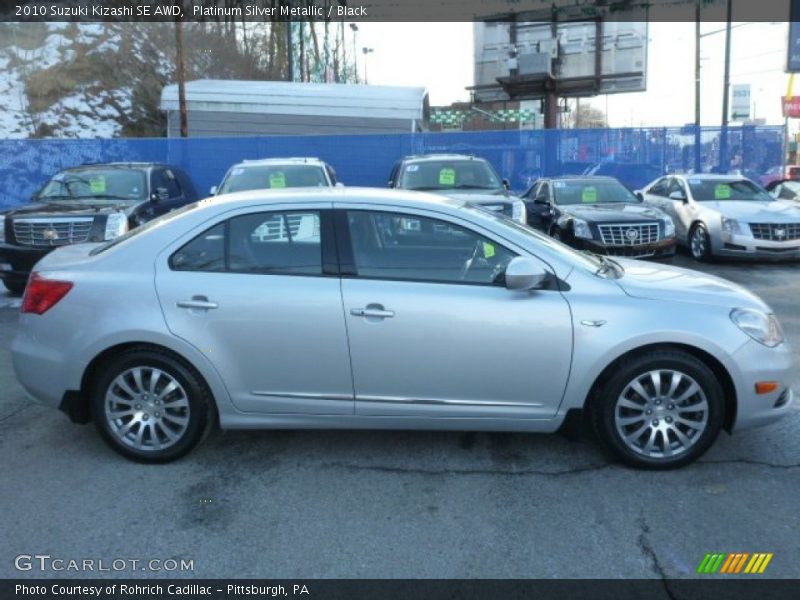 Platinum Silver Metallic / Black 2010 Suzuki Kizashi SE AWD