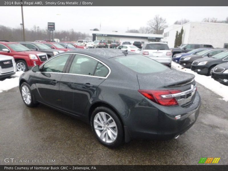 Smoky Gray Metallic / Ebony 2014 Buick Regal AWD